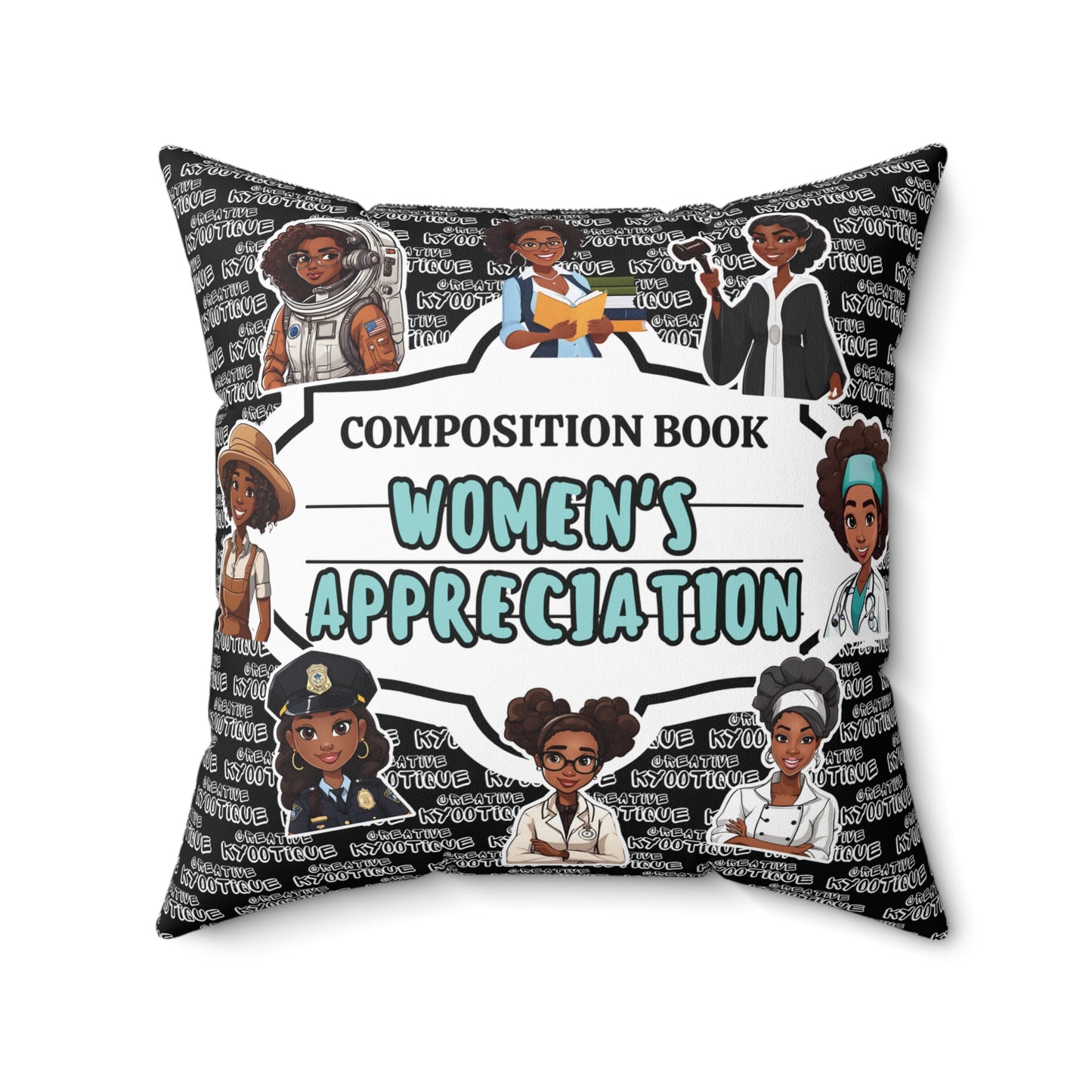 Women's Appreciation Professions Throw Pillow