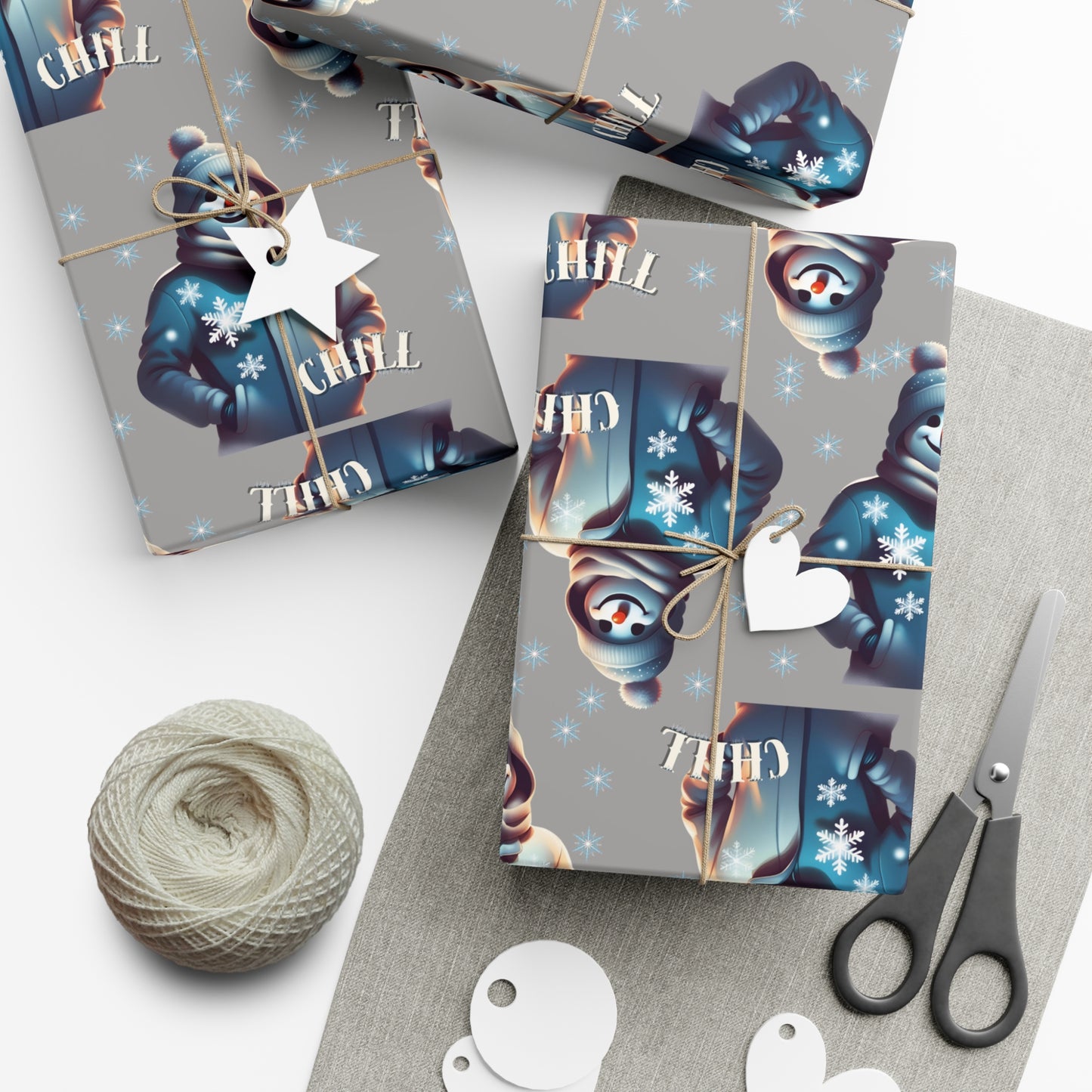 Sno Chill Gift Wrap (Gray)