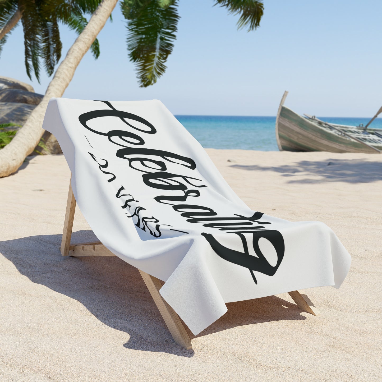 Perosnalized "Celebrating The Years" Beach Towel