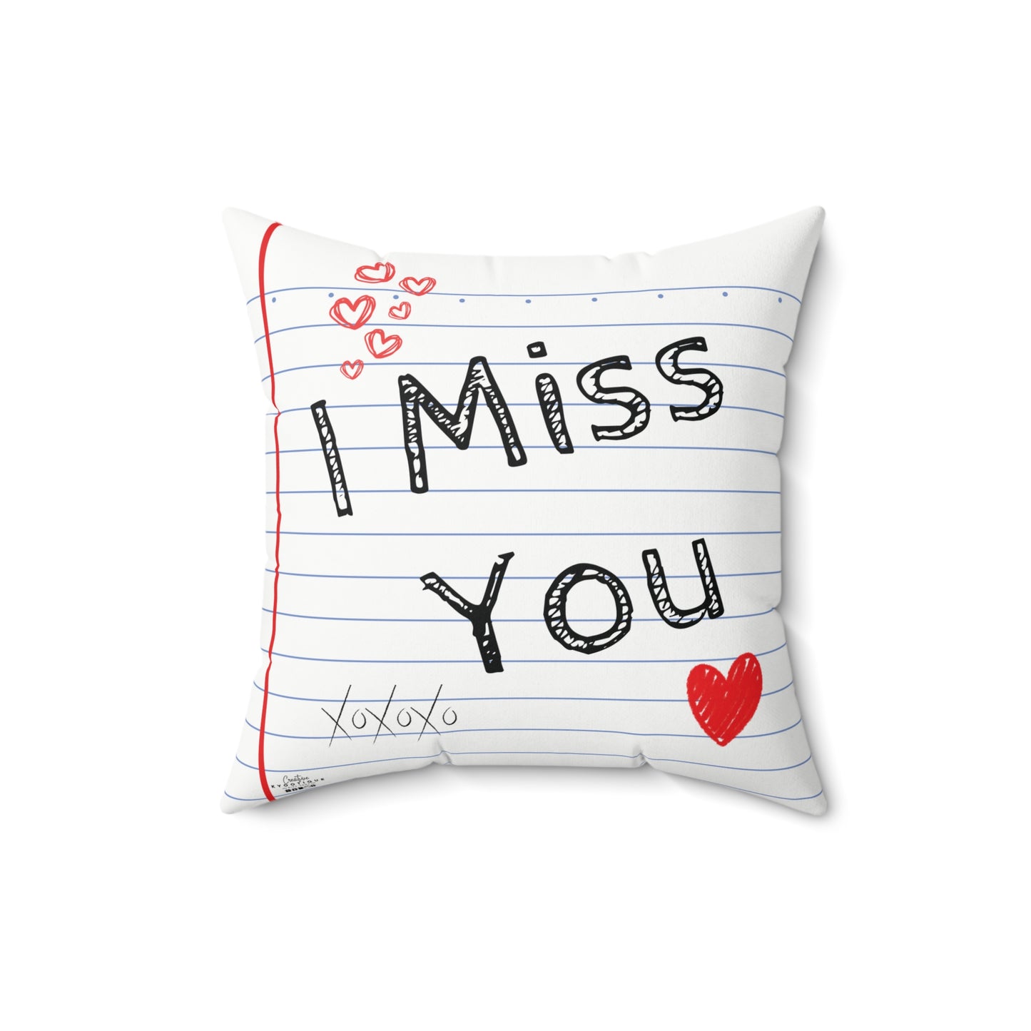 I Miss You Throw Pillow