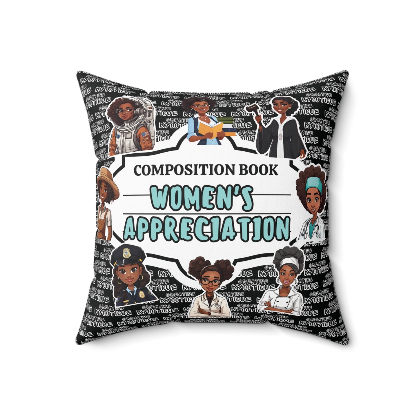 Women's Appreciation Professions Throw Pillow