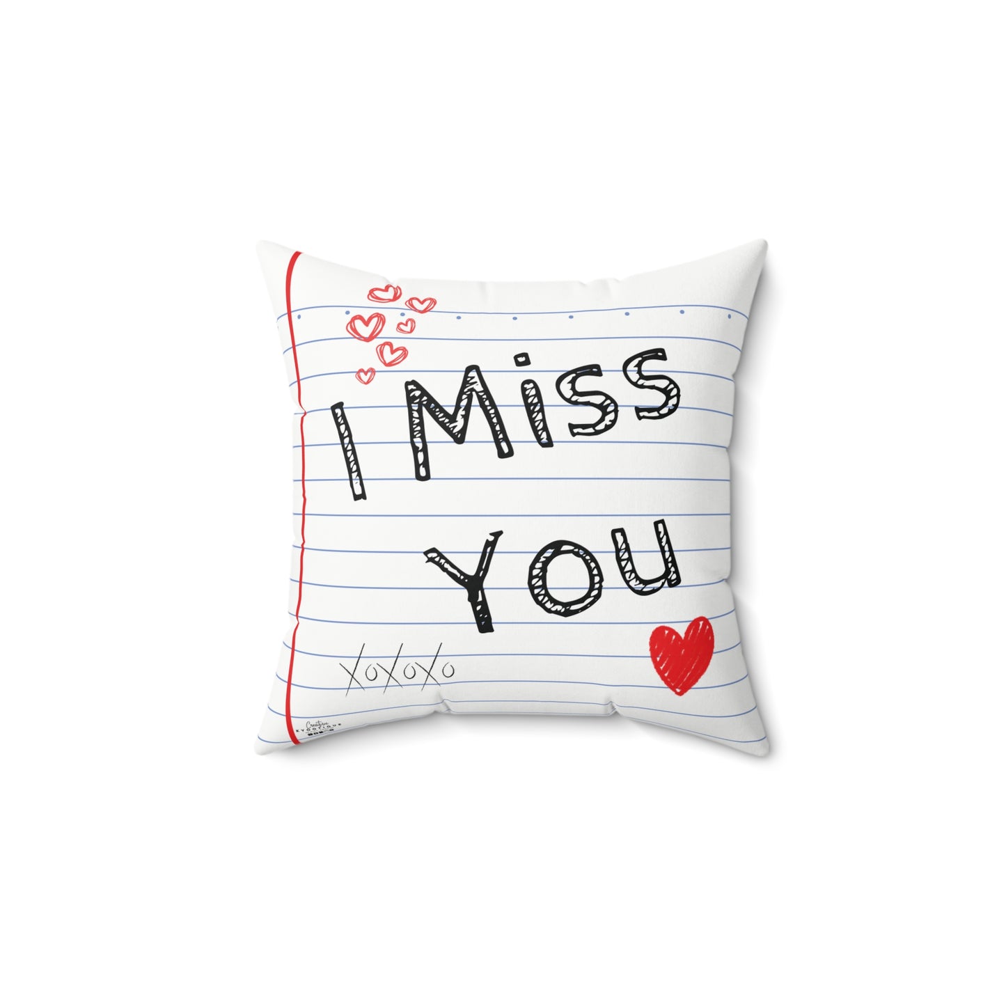 I Miss You Throw Pillow