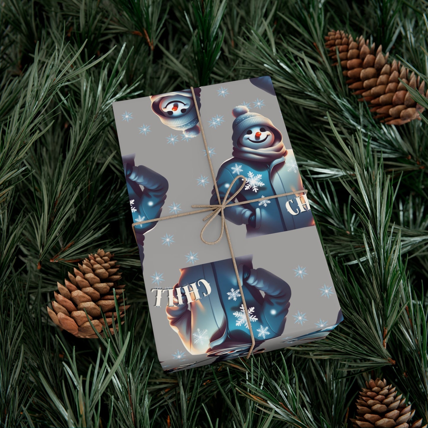 Sno Chill Gift Wrap (Gray)