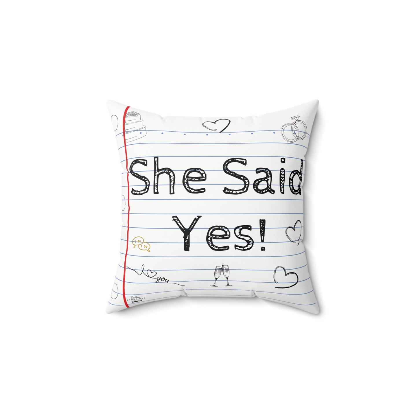 Will You Marry Me? Throw Pillow