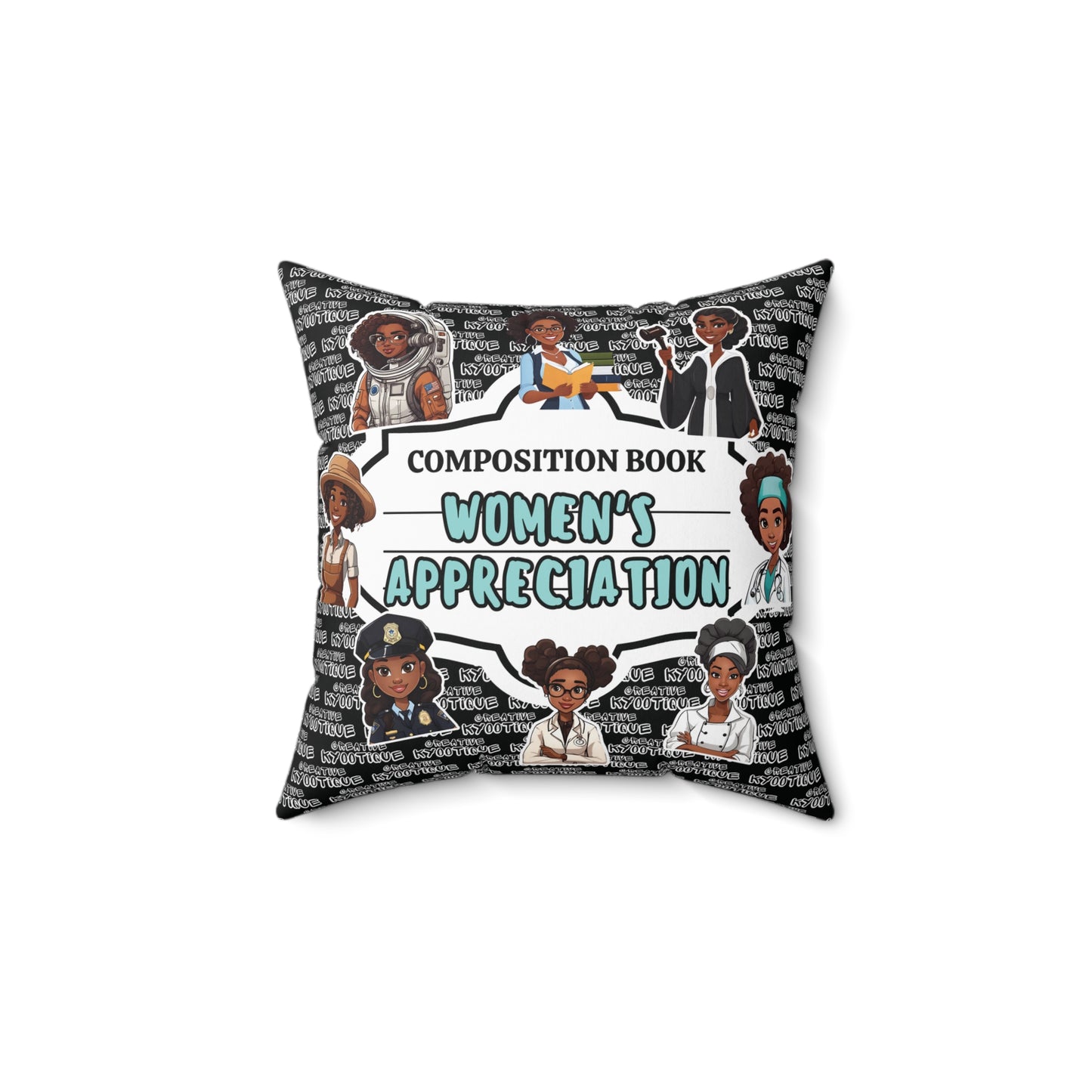 Women's Appreciation Professions Throw Pillow