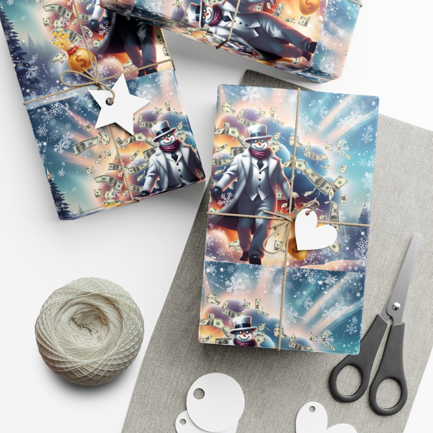 Big Snow Gift Wrap