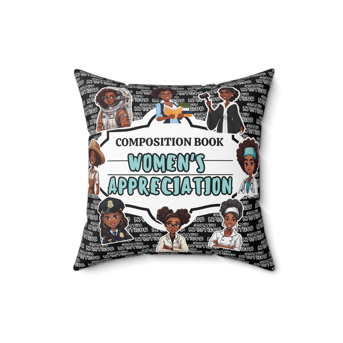 Women's Appreciation Professions Throw Pillow