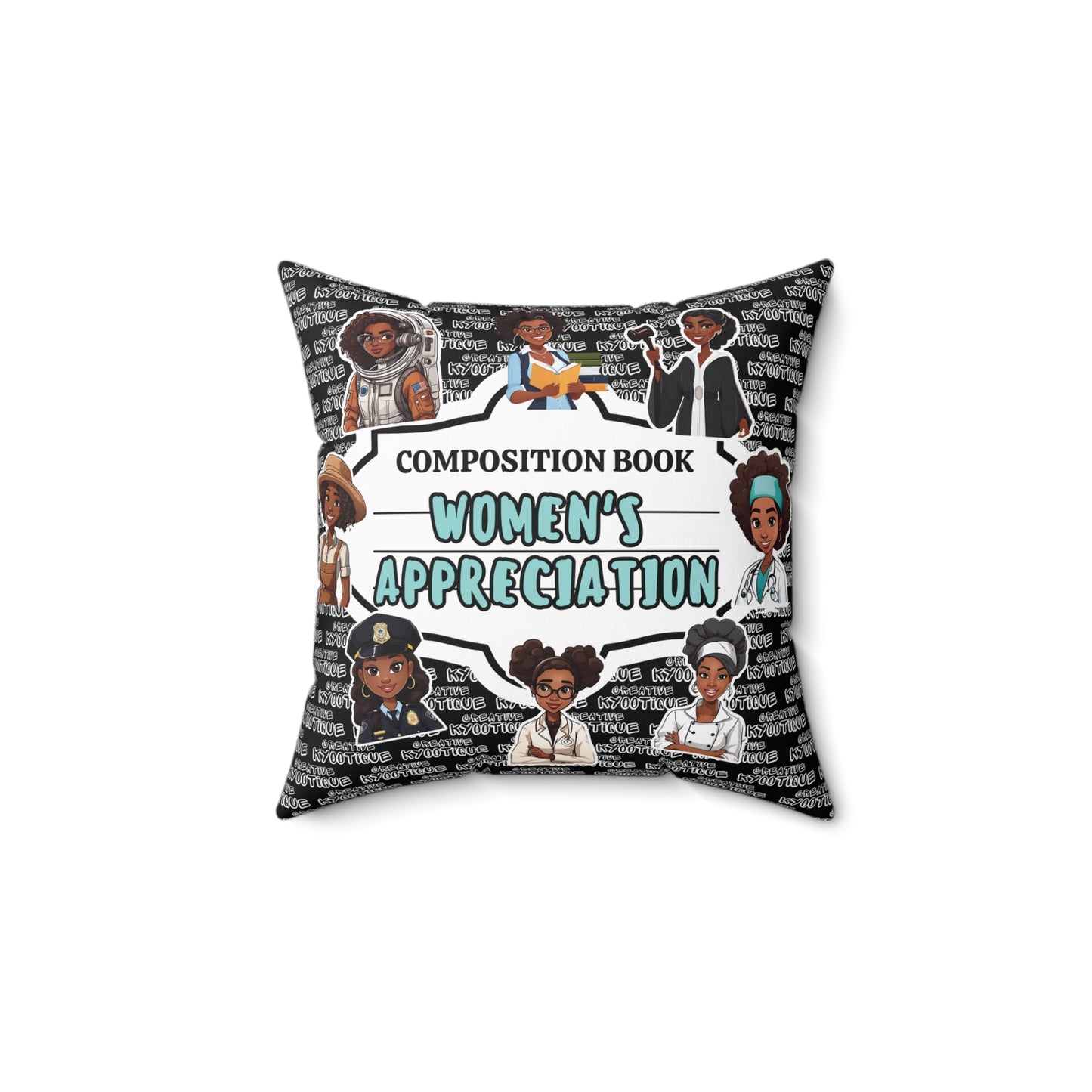 Women's Appreciation Professions Throw Pillow