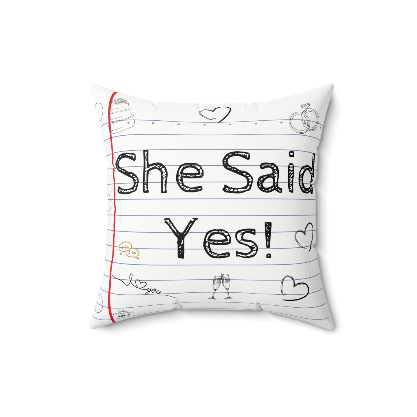 Will You Marry Me? Throw Pillow