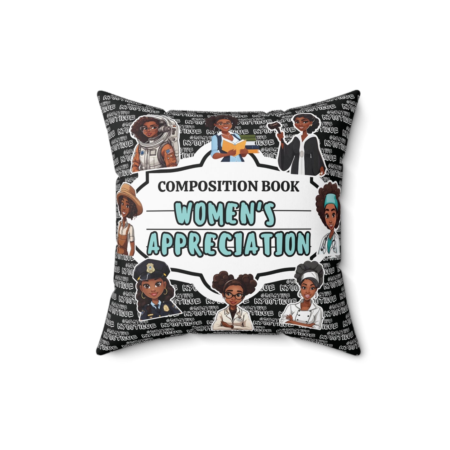 Women's Appreciation Professions Throw Pillow