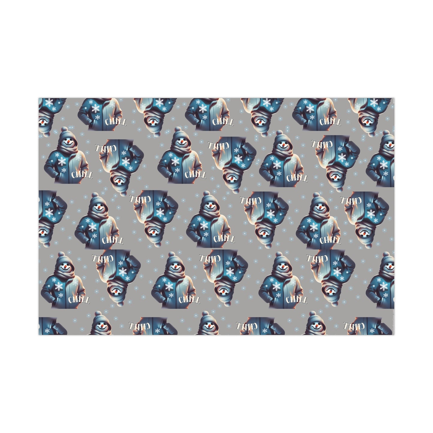 Sno Chill Gift Wrap (Gray)