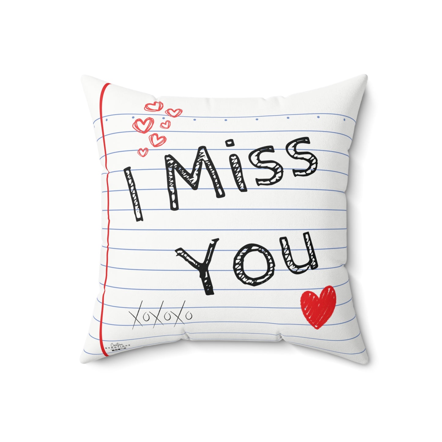 I Miss You Throw Pillow