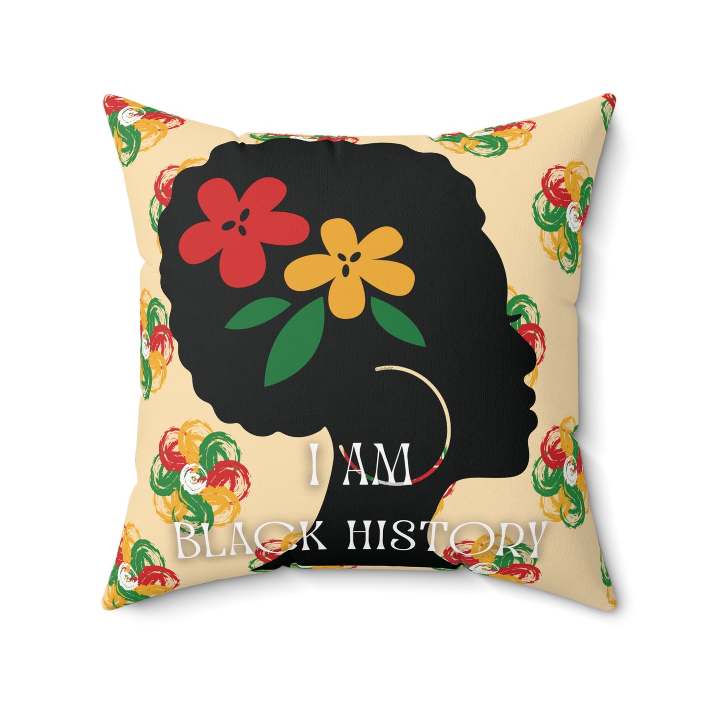 I Am Black History Accent Pillow