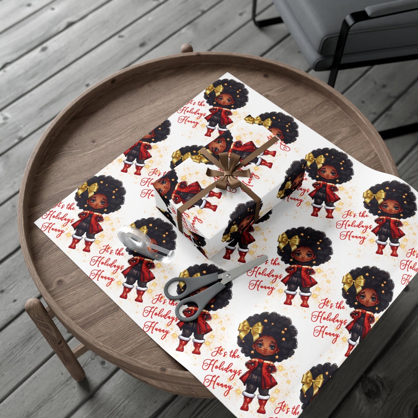 It's the Holidays Hunny Gift Wrap