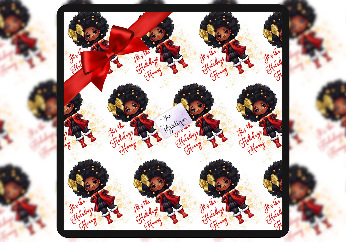 It's the Holidays Hunny Gift Wrap