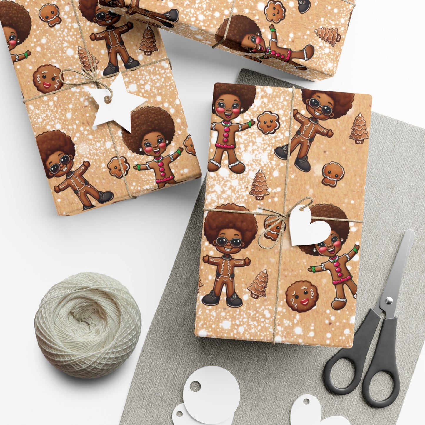 Cookielicious Gift Wrap (Tan)
