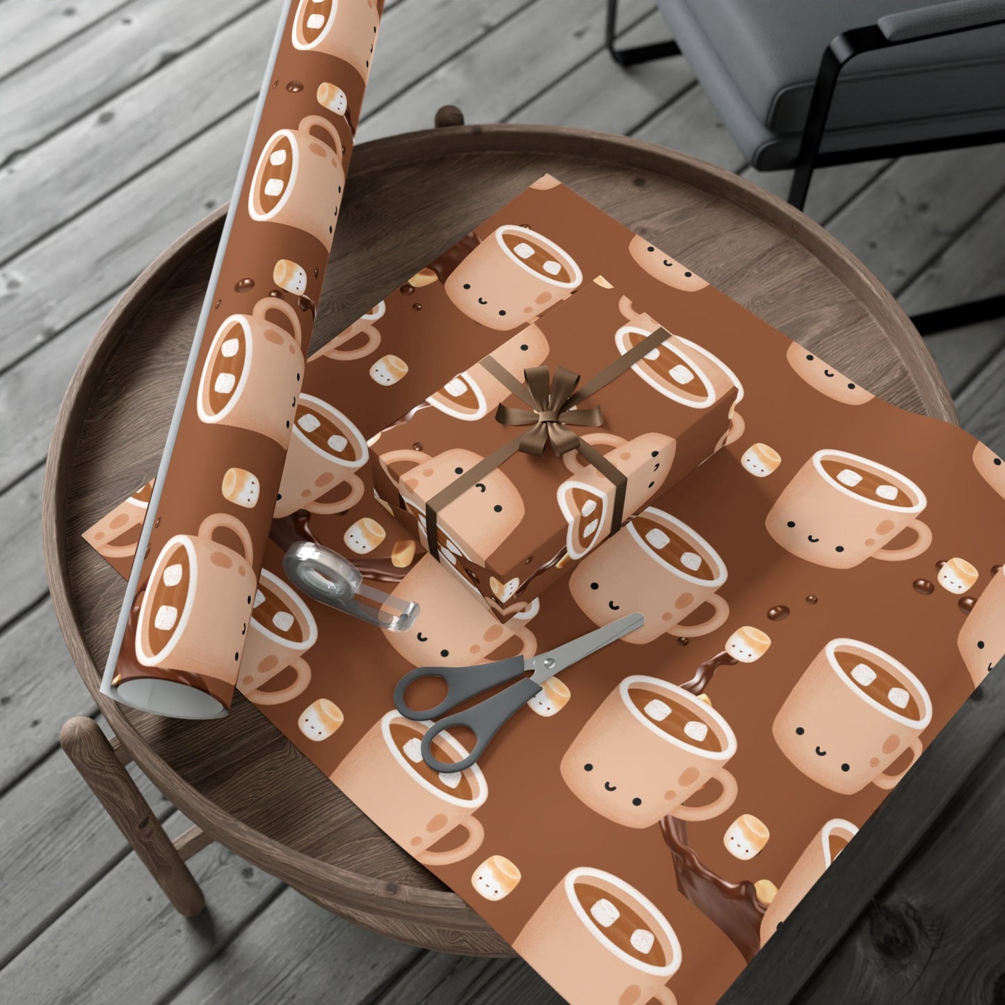 Cocoa Splash Gift Wrap