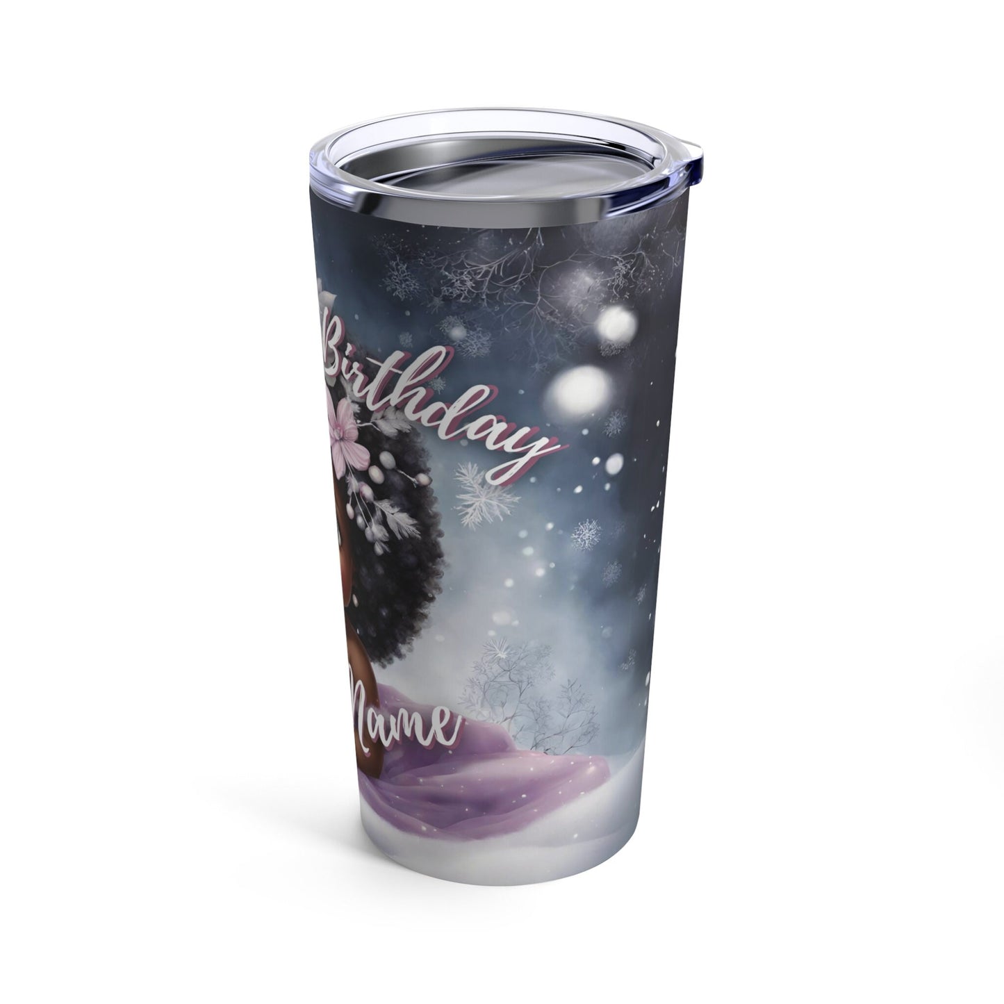 Personalized Happy 1st Birthday Tumbler 20oz