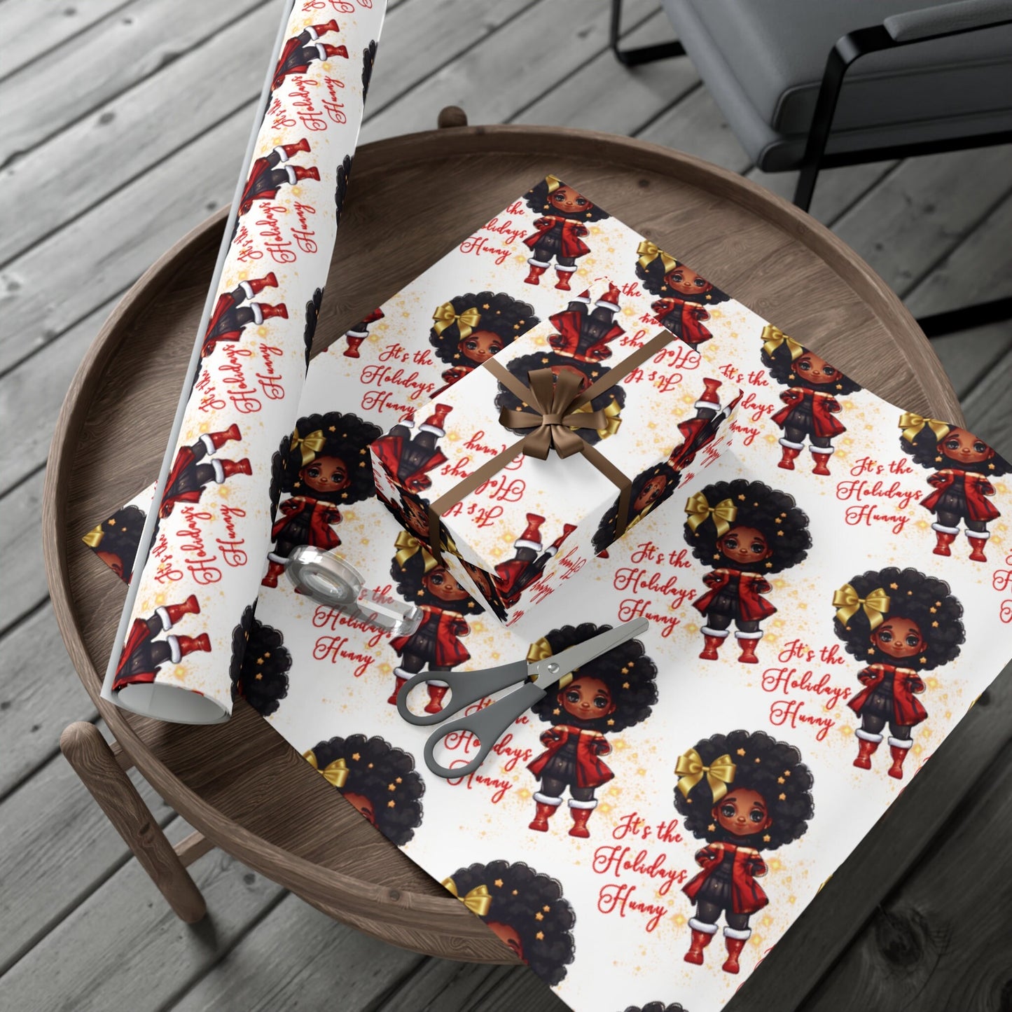 It's the Holidays Hunny Gift Wrap