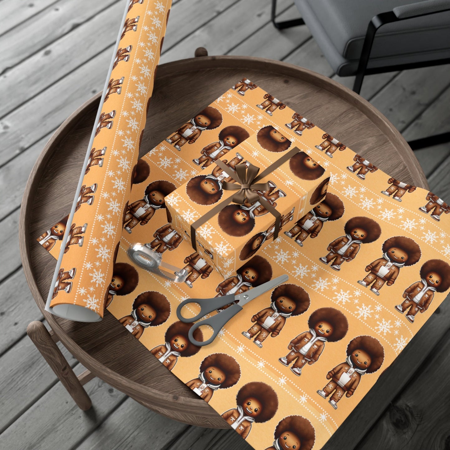 Fro Cool Gift Wrap - Tan