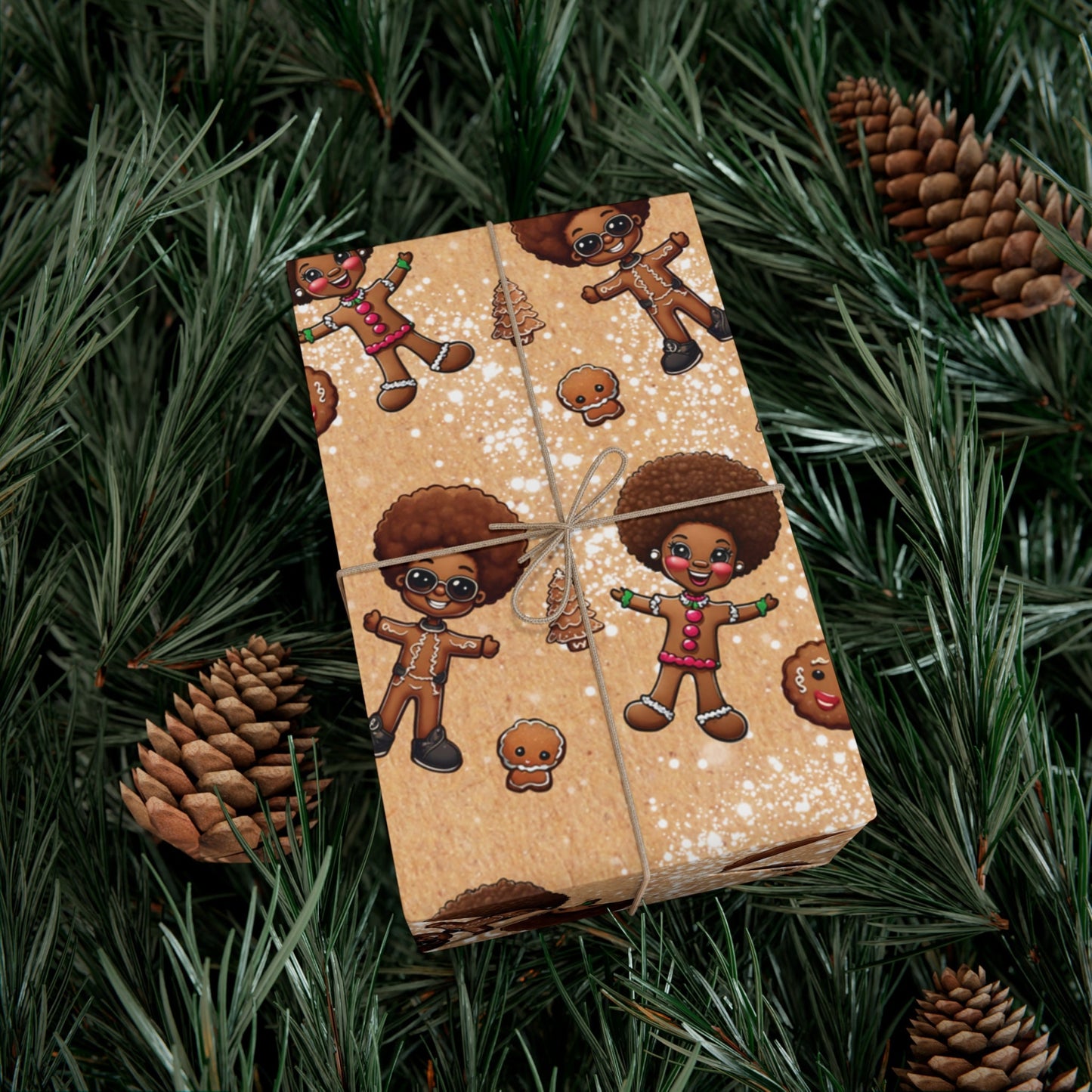 Cookielicious Gift Wrap (Tan)