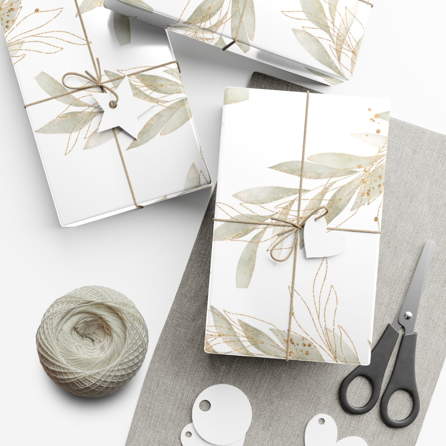 Holly Sage Gift Wrap
