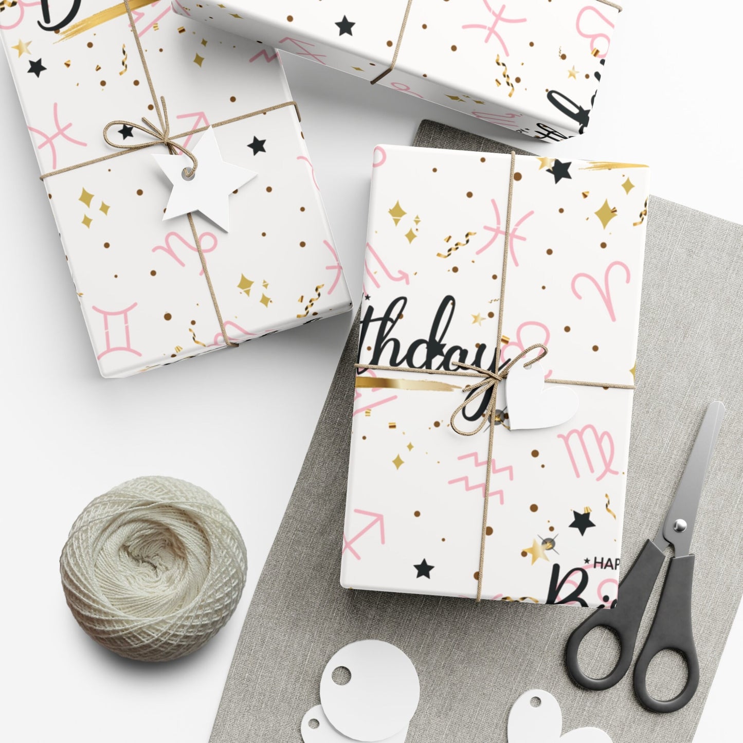 Zodiac Birthday Gift Wrap