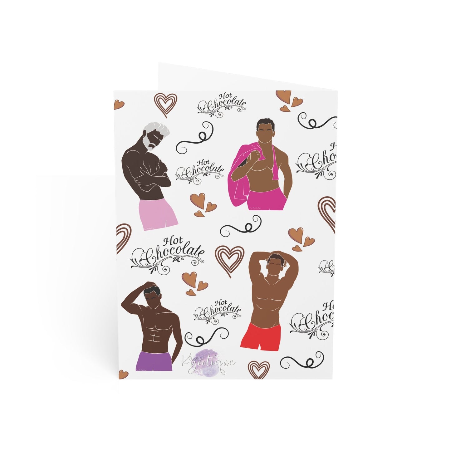 Hot Chocolate Card - White