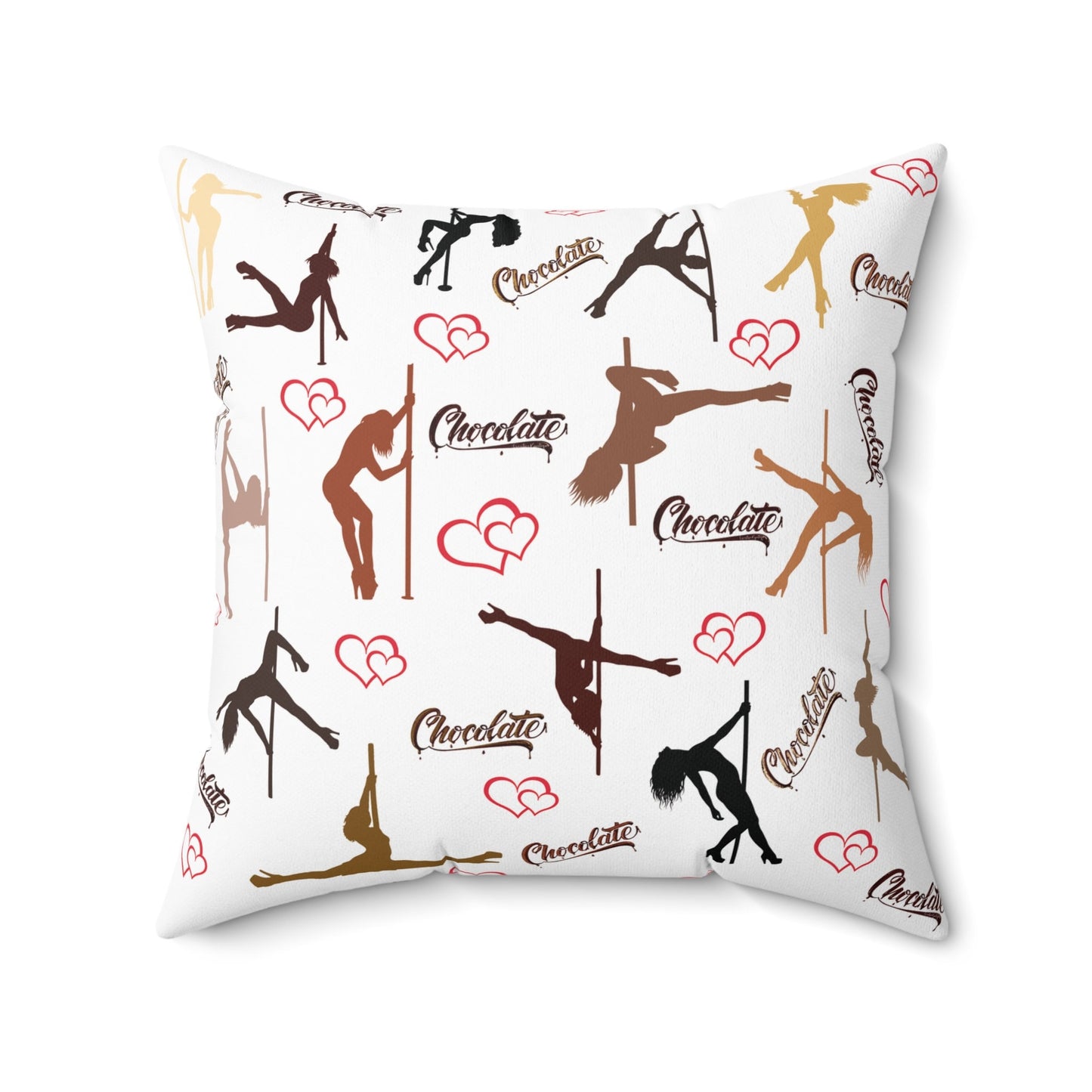 Fine Chocolate Throw Pillow