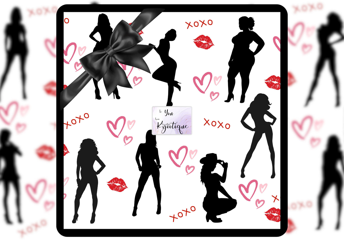 Tempting Kisses Gift Wrap