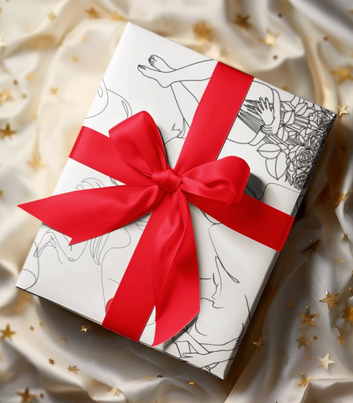 Line My Lips Gift Wrap