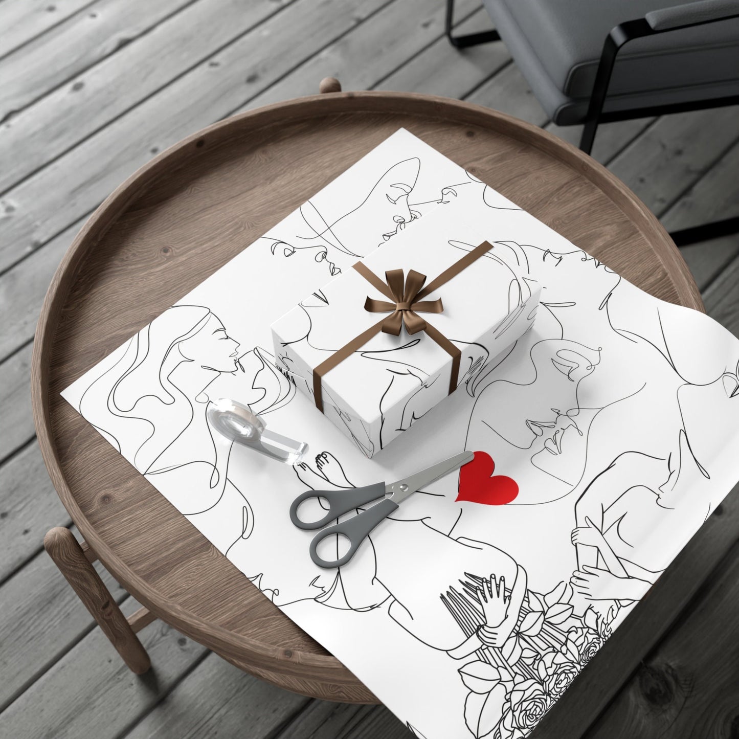 Line My Lips Gift Wrap