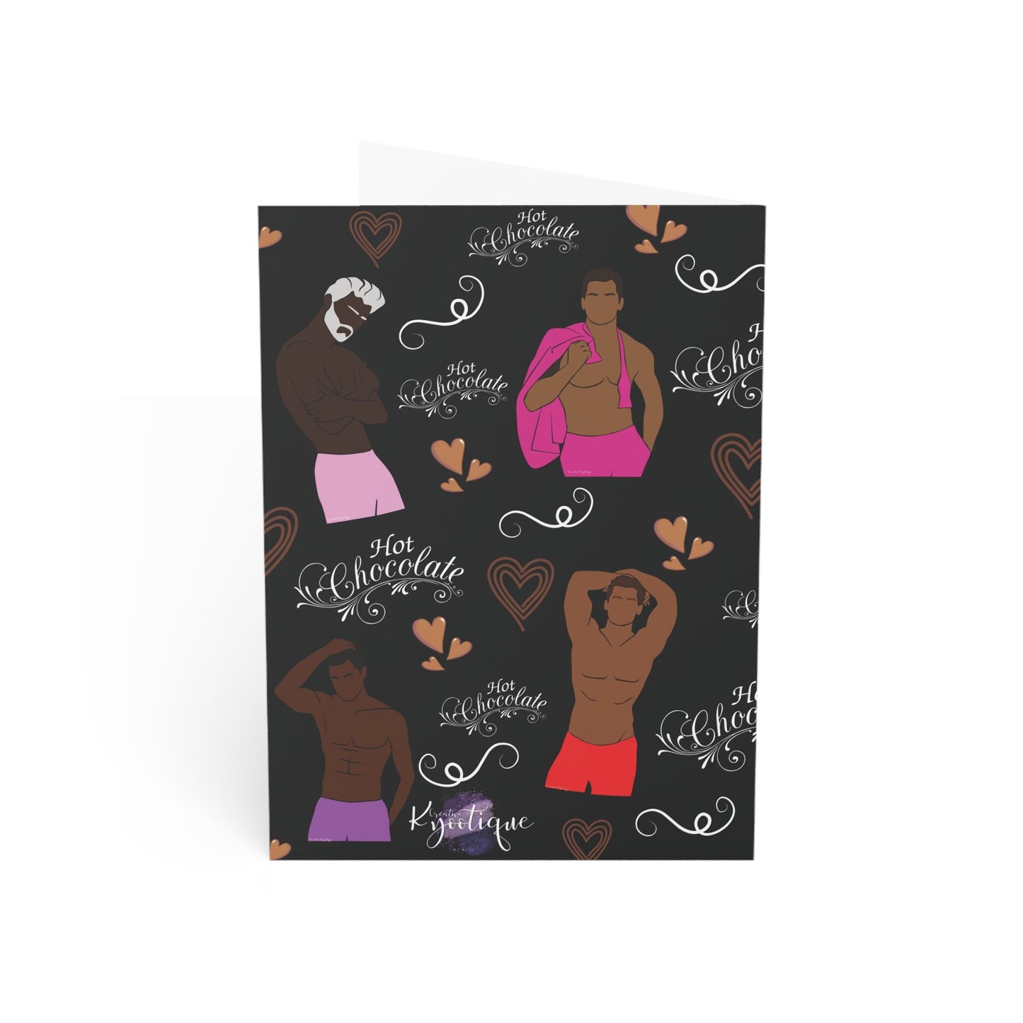 Hot Chocolate Card - Black