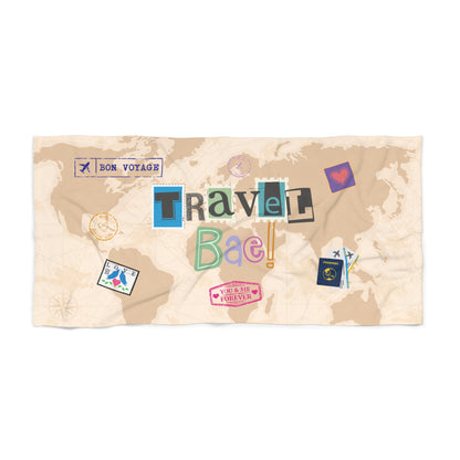 Travel Bae Beach Towel (Tan)