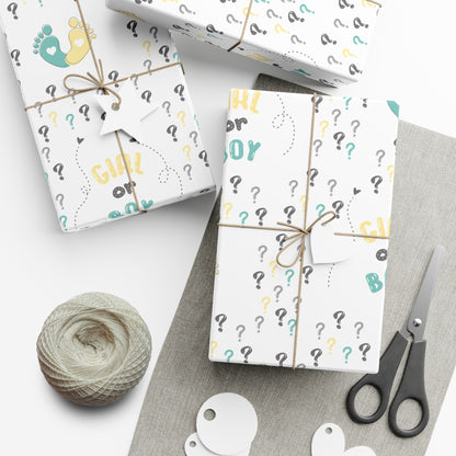 Gender Neutral Gender Mystery Gift Wrap