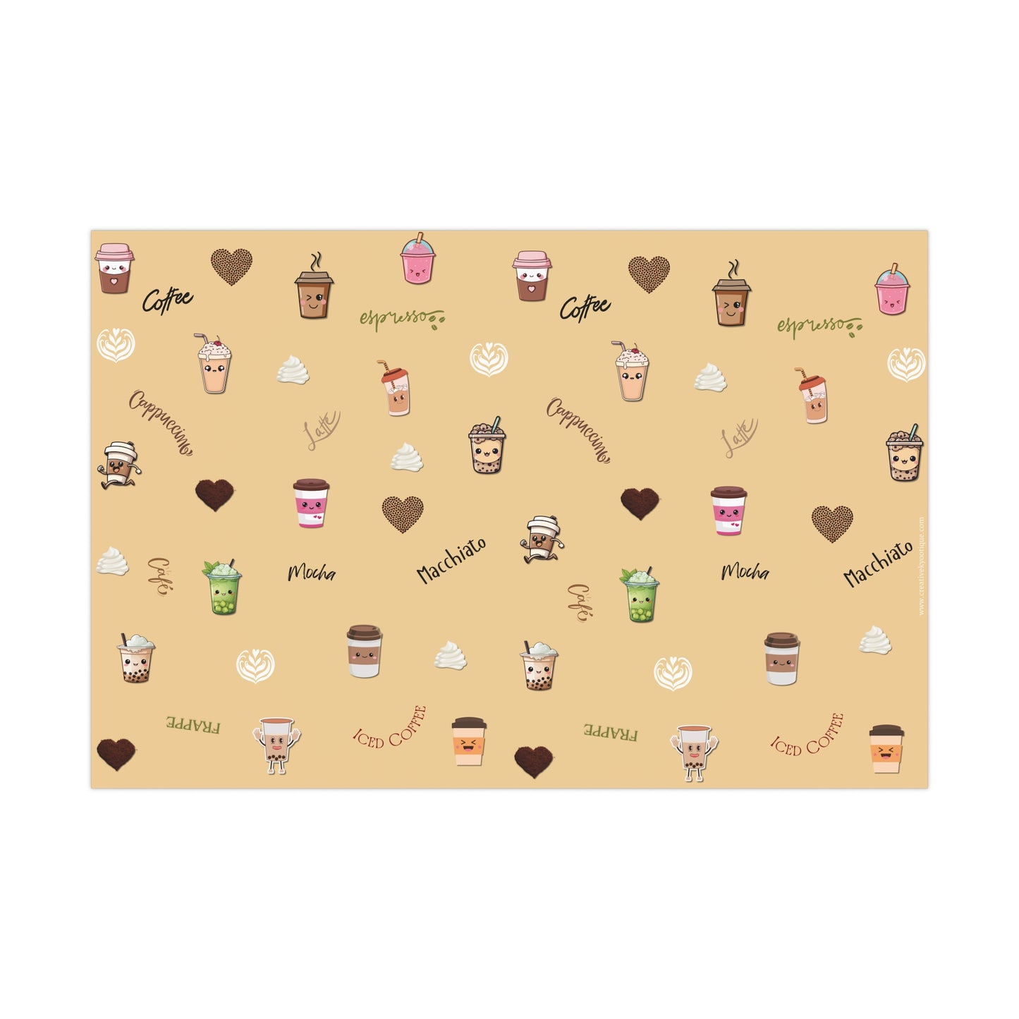 Coffee Craze Gift Wrap