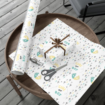 Gender Neutral Gender Mystery Gift Wrap