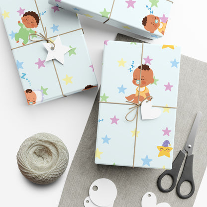 Midnight Stars Gift Wrap