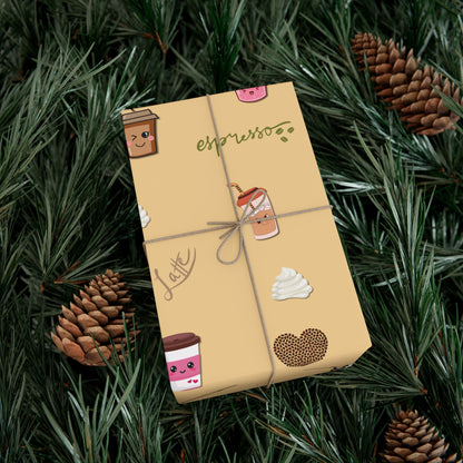 Coffee Craze Gift Wrap