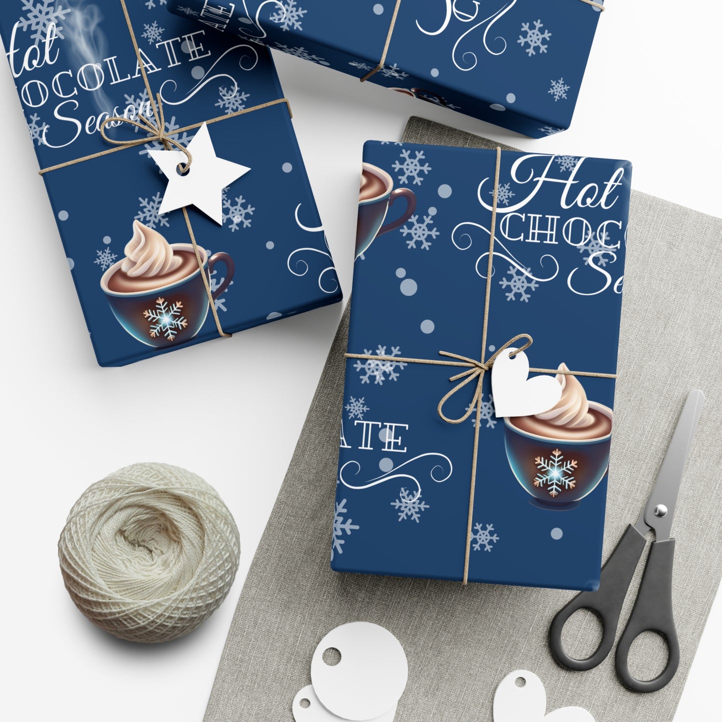 Hot Cocoa Season Gift Wrap