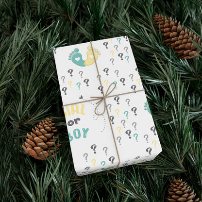 Gender Neutral Gender Mystery Gift Wrap