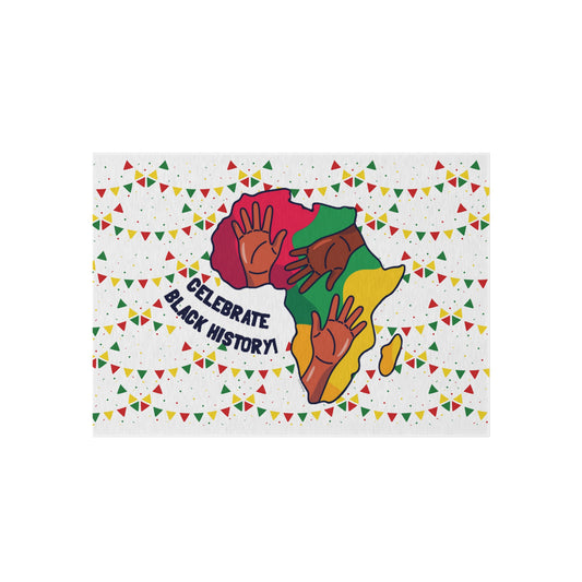 Celebrate Black History Rug (White)