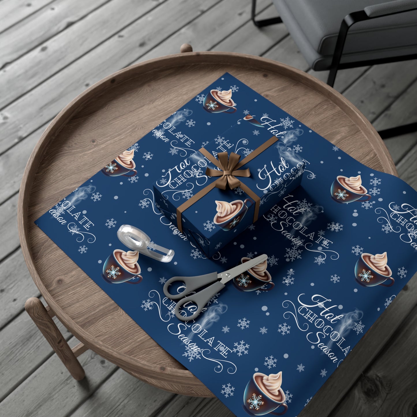 Hot Cocoa Season Gift Wrap