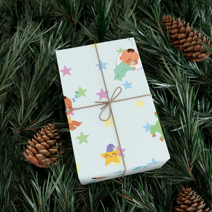 Midnight Stars Gift Wrap