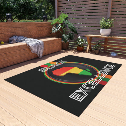 Black Excellence Outdoor Rug