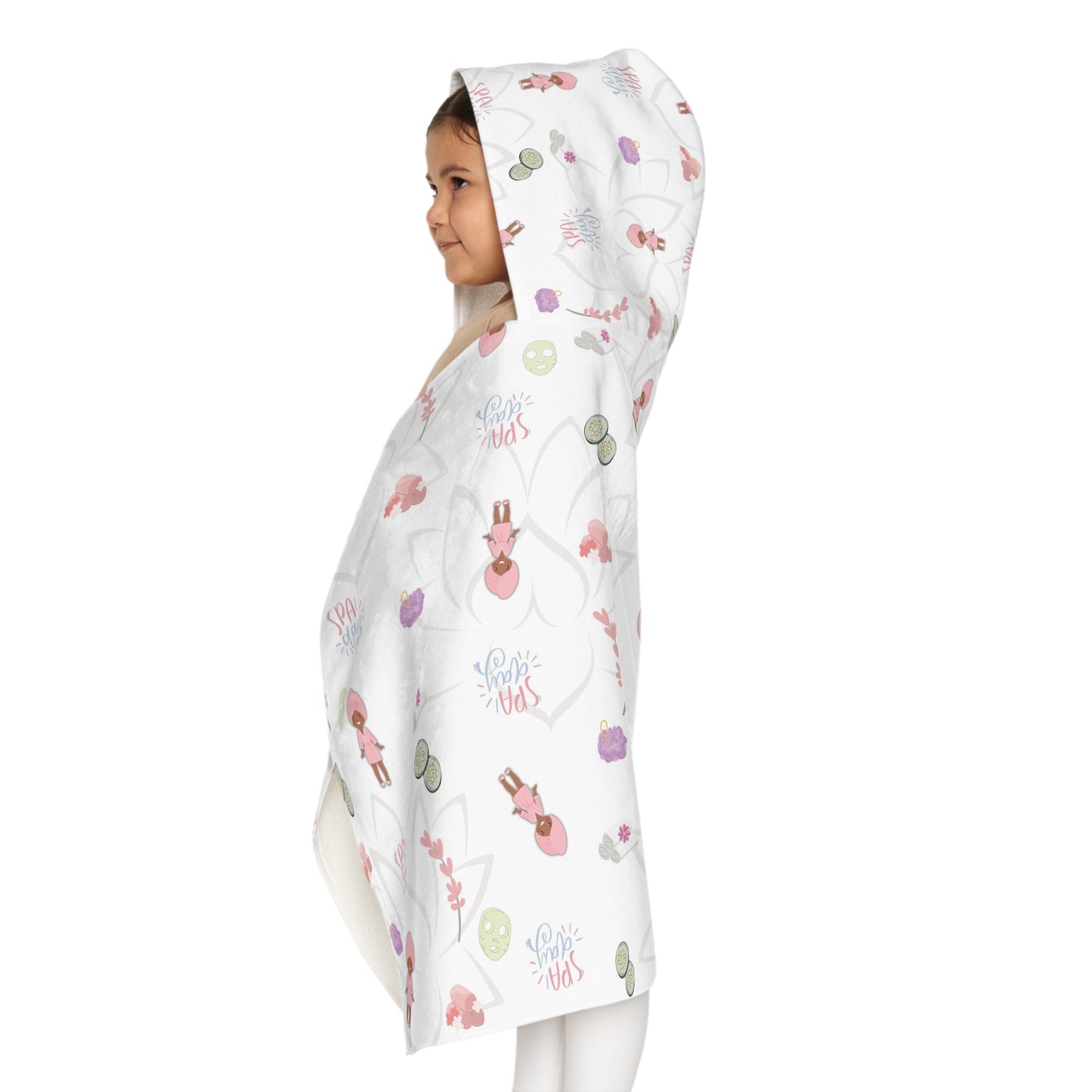 Spa Day Kids Hooded Towel