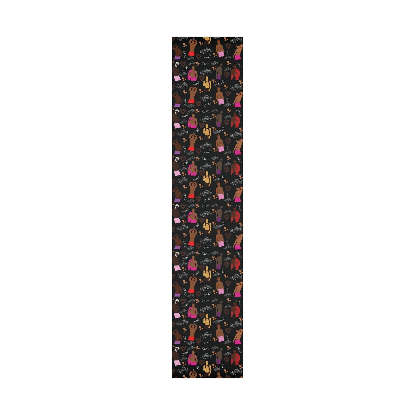 Hot Chocolate Gift Wrap - Black