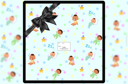 Midnight Stars Gift Wrap