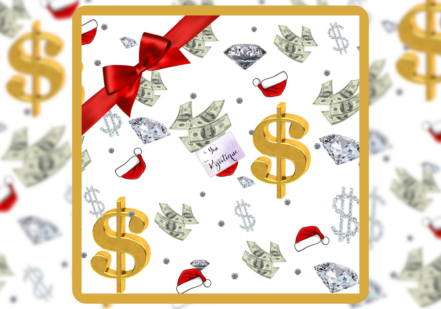 Holiday Bank Gift Wrap