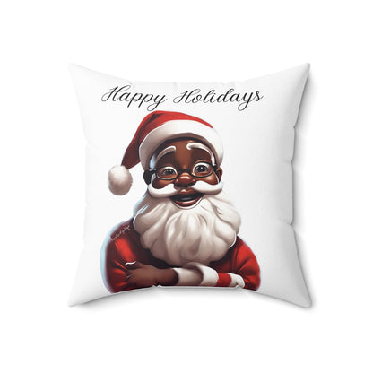 Black Santa Signature Pillow